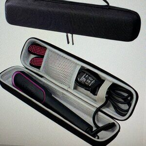 1pc Curling Iron Portable Storage Box Straight Hair Comb Portable Storage Bag